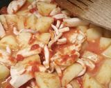 A picture of step 4 of Seppie e patate squid and potatoes.