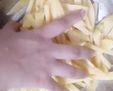 A picture of step 3 of French fries🍟.