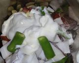 A picture of step 2 of Coconut peanut chutney.