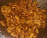A picture of step 3 of Crispy Arbi sabzi.