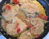 Foto del paso 3 de la receta: Pollo pomodoro y fettuccine al ajo