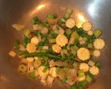 A picture of step 3 of Spring Onion Soup.