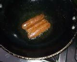 A picture of step 3 of Wheat Flour Jaggery Fingers.