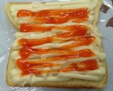 Gambar langkah 2 resipi Wanpaku Sando Tuna.