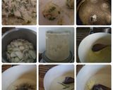 A picture of step 9 of Shahi cauliflower kofta in white curry.