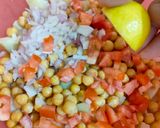 A picture of step 2 of Sweet Potato Mix Chana Chaat 😋😋.
