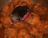 A picture of step 2 of Chicken tikka biryani🤩.