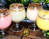 A picture of step 5 of Flavour Infused Iced Latte In Four Different Types.