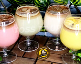 A picture of step 5 of Flavour Infused Iced Latte In Four Different Types.