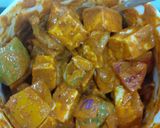 A picture of step 2 of Paneer tikka masala.
