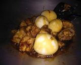 Foto langkah ke 3 dari resep Telur kecap mix tahu dan kol.