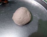 A picture of step 3 of Chocolate Roshogolla.