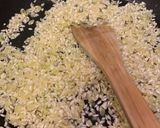 A picture of step 1 of Beetroot, goat’s cheese and rocket risotto.
