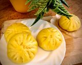 A picture of step 10 of Pumpkin Scallion Pork Buns.