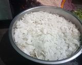 A picture of step 1 of Tamarind Poha.