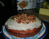 Foto del paso 13 de la receta: Torta de zanahoria con betún de queso crema