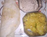 A picture of step 9 of Masala Dosa.