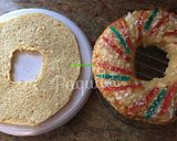 Foto del paso 13 de la receta: 👑Roscón de Reyes relleno de crema y frosting de turrón 👑