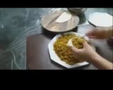 A picture of step 7 of Multigrain stuffed samosa.