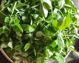 A picture of step 1 of Methi Mater Malai.