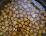 A picture of step 1 of "Boiled sprouted Chickpeas"(Chana) #Cookpad.