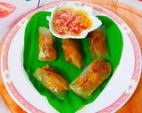 Hình bước làm 5 của món Bánh bột lọc gói lá chuối nhân tôm thịt