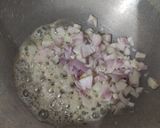 A picture of step 1 of Malai Mushroom.