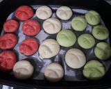 عکس مرحله 3 از دستور شیرینی تابه ای تم هندوانه (ایده یلدا، بدون فر و بدون همزن)
