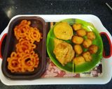 A picture of step 3 of Potato cheese bite samosa and kachori aloo matar.