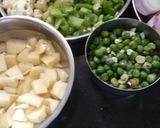 A picture of step 1 of Dhaba style Vegetable curry.