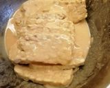 Gambar langkah 2 resipi Tempe goreng tepung.
