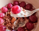 Foto del paso 4 de la receta: Avena trasnochada con uva rosa 🍇 Overnight oats con uva red globe 🍇