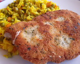 Foto del paso 3 de la receta: Cachopo de cerdo con arroz a la cúrcuma