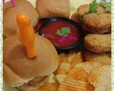 A picture of step 1 of #Mini_Nuggets_Burger! #KokabandCookpad #RamadanKiTayari.
