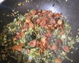 A picture of step 5 of Amaranth curry.