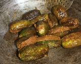 A picture of step 3 of Tindora masala.