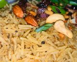صورة لخطوة 5 من وصفة سمك زبيدي مشوي وأرز مبهر والمكسرات والزبيب