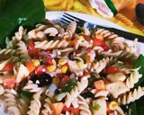 A picture of step 4 of Cheese Fusion Healthy pasta salad.