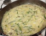 Gombás cukkini tagliatelle, sajtos cukkini lepénnyel. Low carb recept fázis 7 fotója