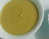 A picture of step 2 of Amrud/peru/guava chutney and green coriander chutney.