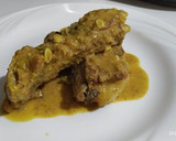 Foto del paso 9 de la receta: Costillas de cerdo con salsa de jugo de naranja y semillas de girasol, ajonjolí y nuez