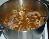 Vesepörkölt gombával recept fázis 8 fotója