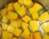 A picture of step 1 of Soft layered pumpkin chapati.