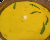 A picture of step 10 of Mooli Gajar Shalgam Kadhi.