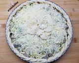 Foto del passaggio 7 della ricetta Quiche di pasta brisè con carciofi 🥧