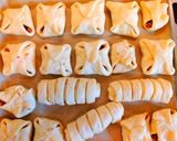 Almás táska kelt tésztából recept fázis 7 fotója