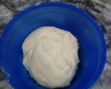 A picture of step 1 of 3 -layers chicken buns 😘😘.