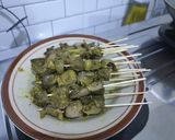 Foto langkah ke 3 dari resep Sate Ati Ampela Goreng.