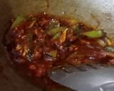 A picture of step 3 of Chana chili.