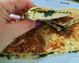Foto del paso 7 de la receta: Dúo de tortillas rellenas de espinacas y bacalao